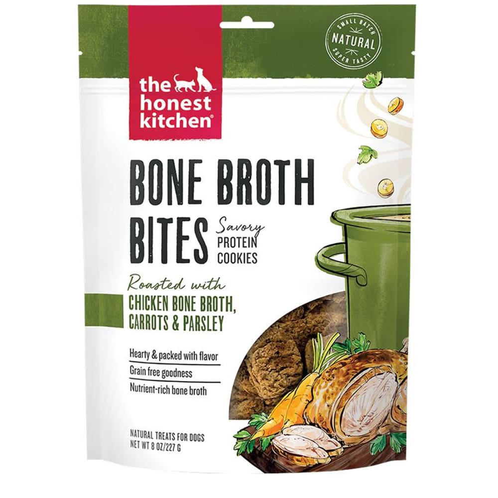 The Honest Kitchen Dog Bone Broth Bites Chicken 8oz. - Pet Supplies - The Honest Kitchen
