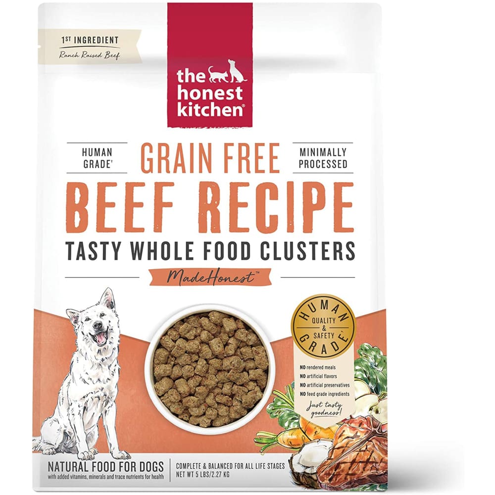 The Honest Kitchen Dog Clusters Grain Free Beef 1 Lbs. Trial - Pet Supplies - The Honest Kitchen