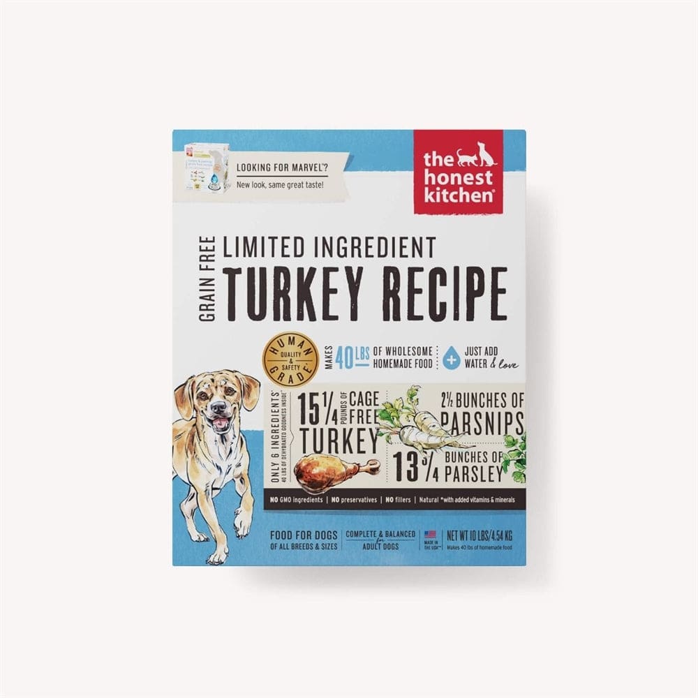 The Honest Kitchen Dog Limited Ingredient Grain Free Turkey 10 Lbs. Box - Pet Supplies - The Honest Kitchen