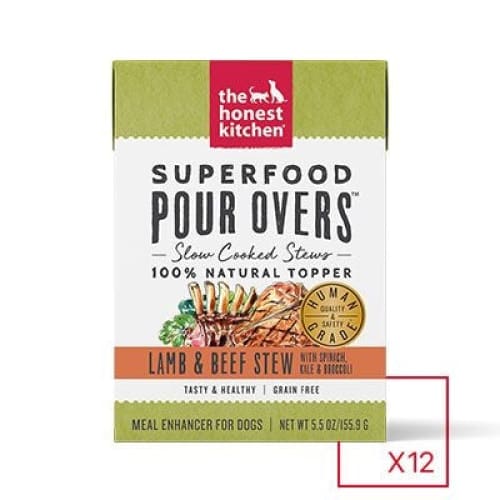 The Honest Kitchen Dog Pour Super Food Lamb Beef 5.5 Oz. (Case Of 12) - Pet Supplies - The Honest Kitchen