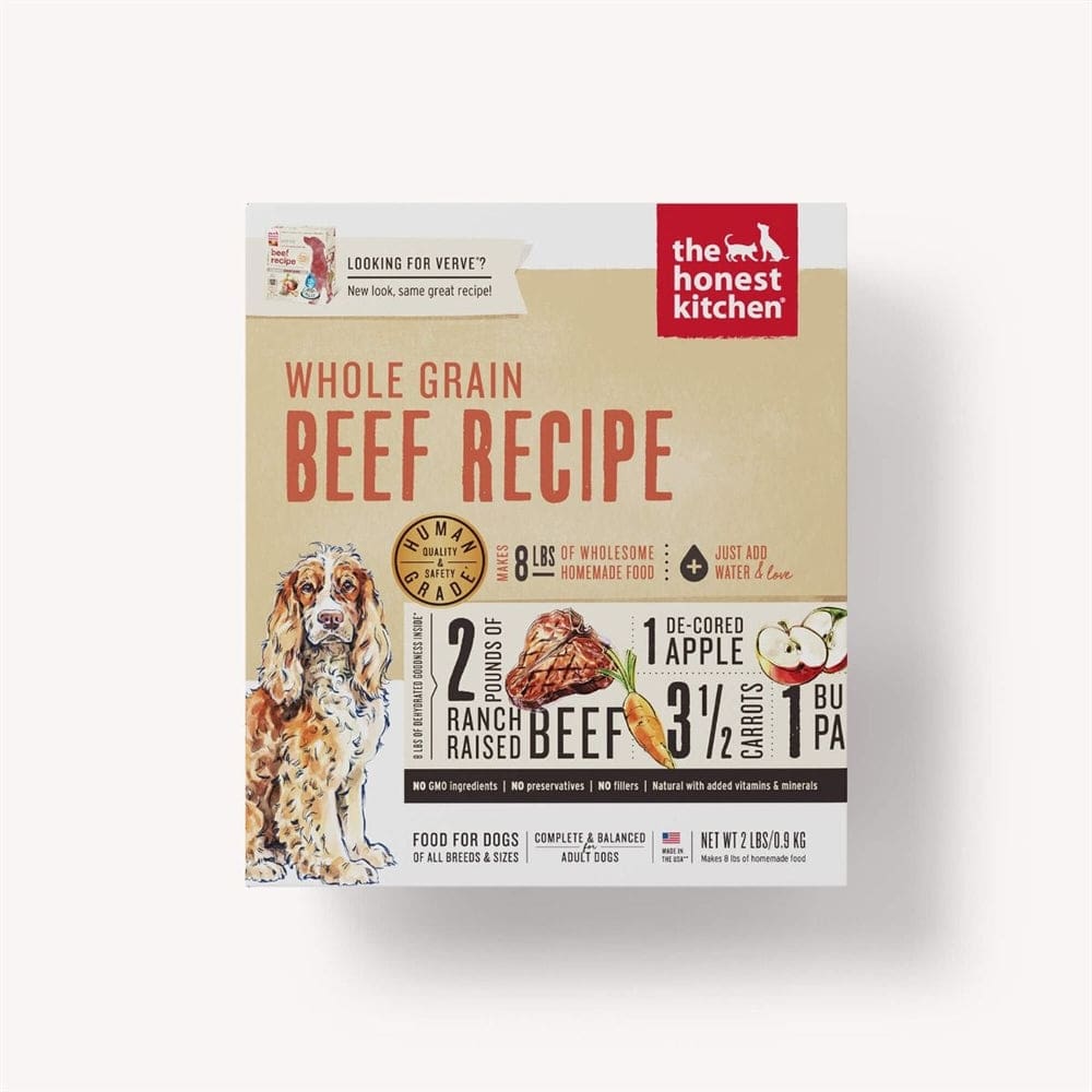 The Honest Kitchen Dog Whole Grain Beef 2 Lbs. Box - Pet Supplies - The Honest Kitchen