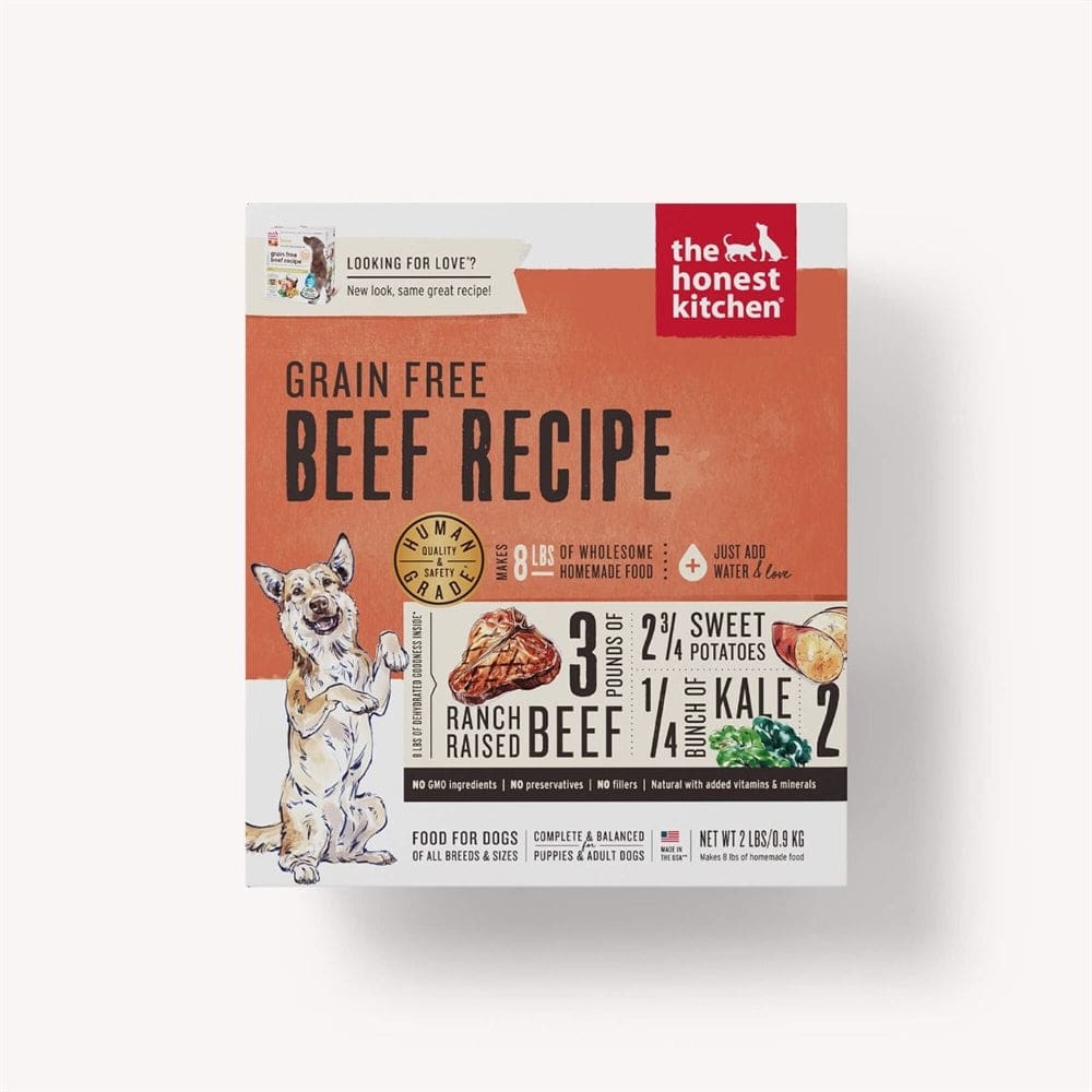 The Honest Kitchen Love Grain Free Beef Dehydrated Dog Food 2 Lbs - Pet Supplies - The Honest Kitchen