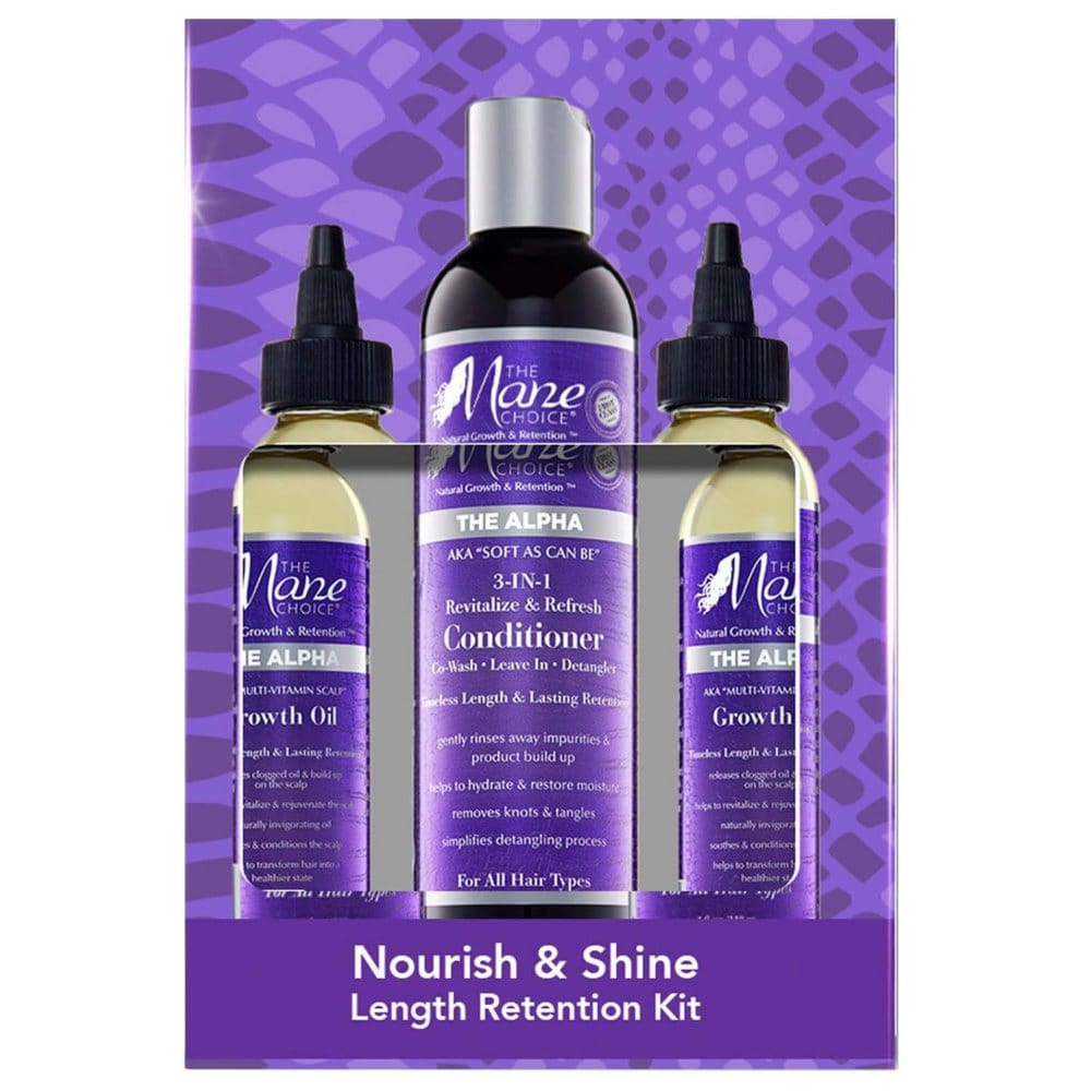 The Mane Choice 3-In-1 Revitalize & Refresh Conditioner and 2 pk. Scalp Growth Oil Set - Hair Treatments - The Mane