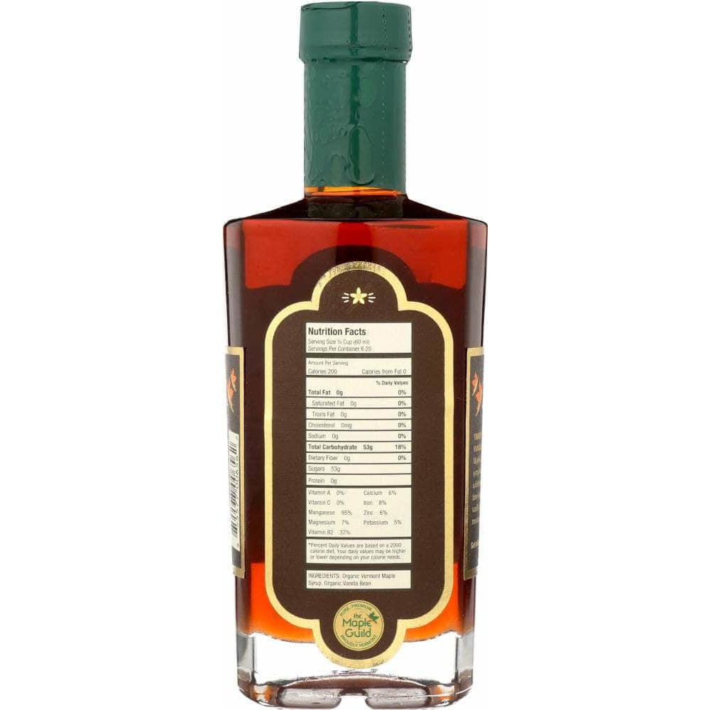 The Maple Guild The Maple Guild Organic Vanilla Bean Infused Vermont Syrup, 12.7 oz