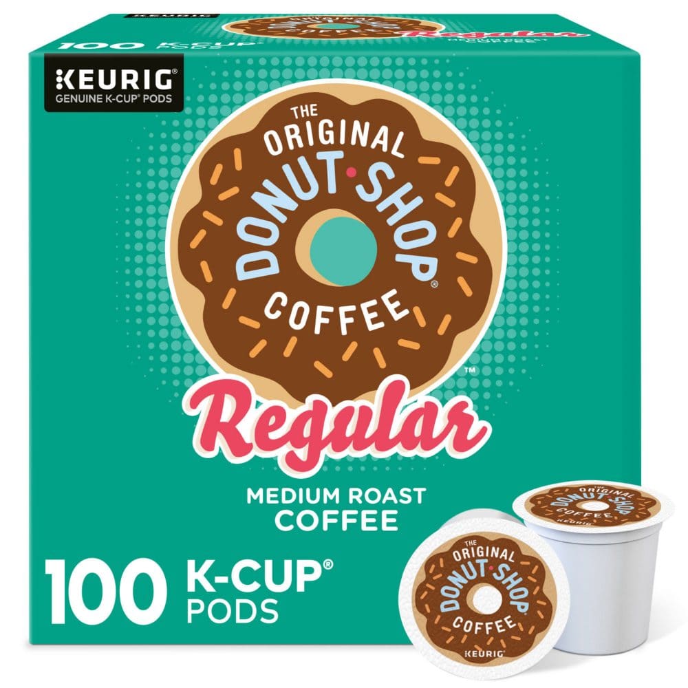 The Original Donut Shop Regular Keurig K-Cup Pods (100 ct.) - Coffee Tea & Cocoa - The Original