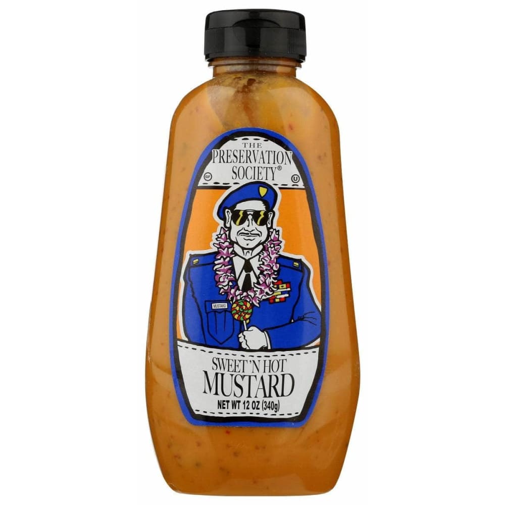 THE PRESERVATION SOCIETY Grocery > Pantry > Condiments THE PRESERVATION SOCIETY: Mustard Sweet N Hot, 12 oz