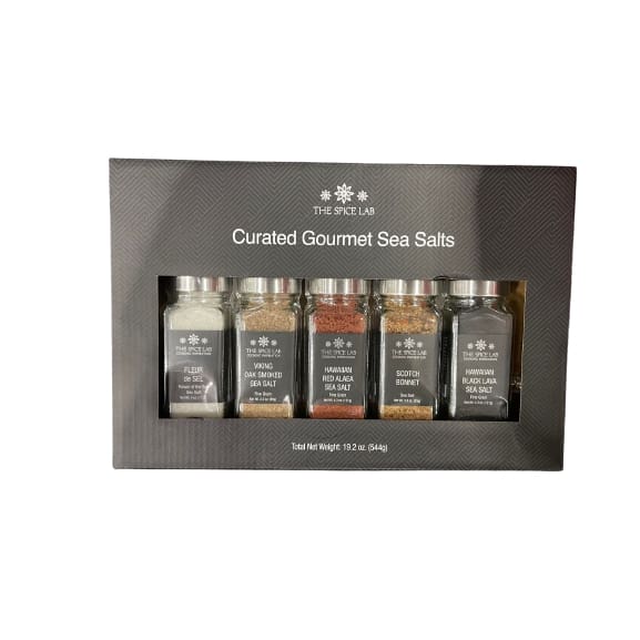 The Spice Lab Curated Gourmet Sea Salts 19.4 oz in Total - The Spice Lab