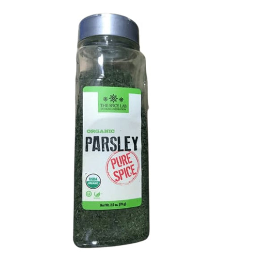 The Spice Lab Organic Parsley, Pure Spice, 2.5 oz - ShelHealth.Com