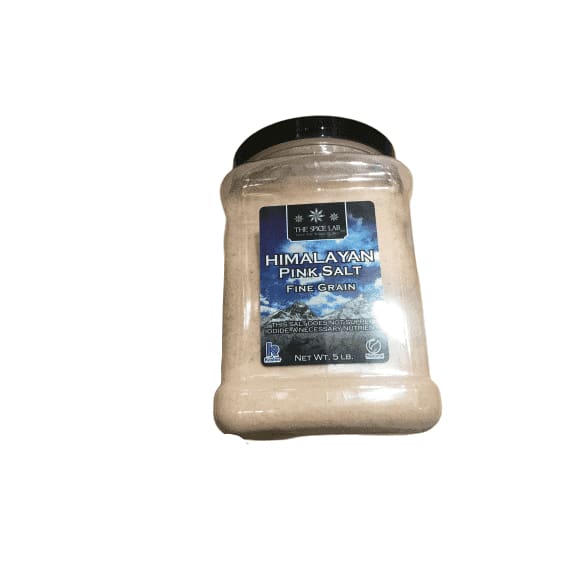 The Spice Lab Pink Himalayan Salt - Super Fine 5 Pound Tub - ShelHealth.Com