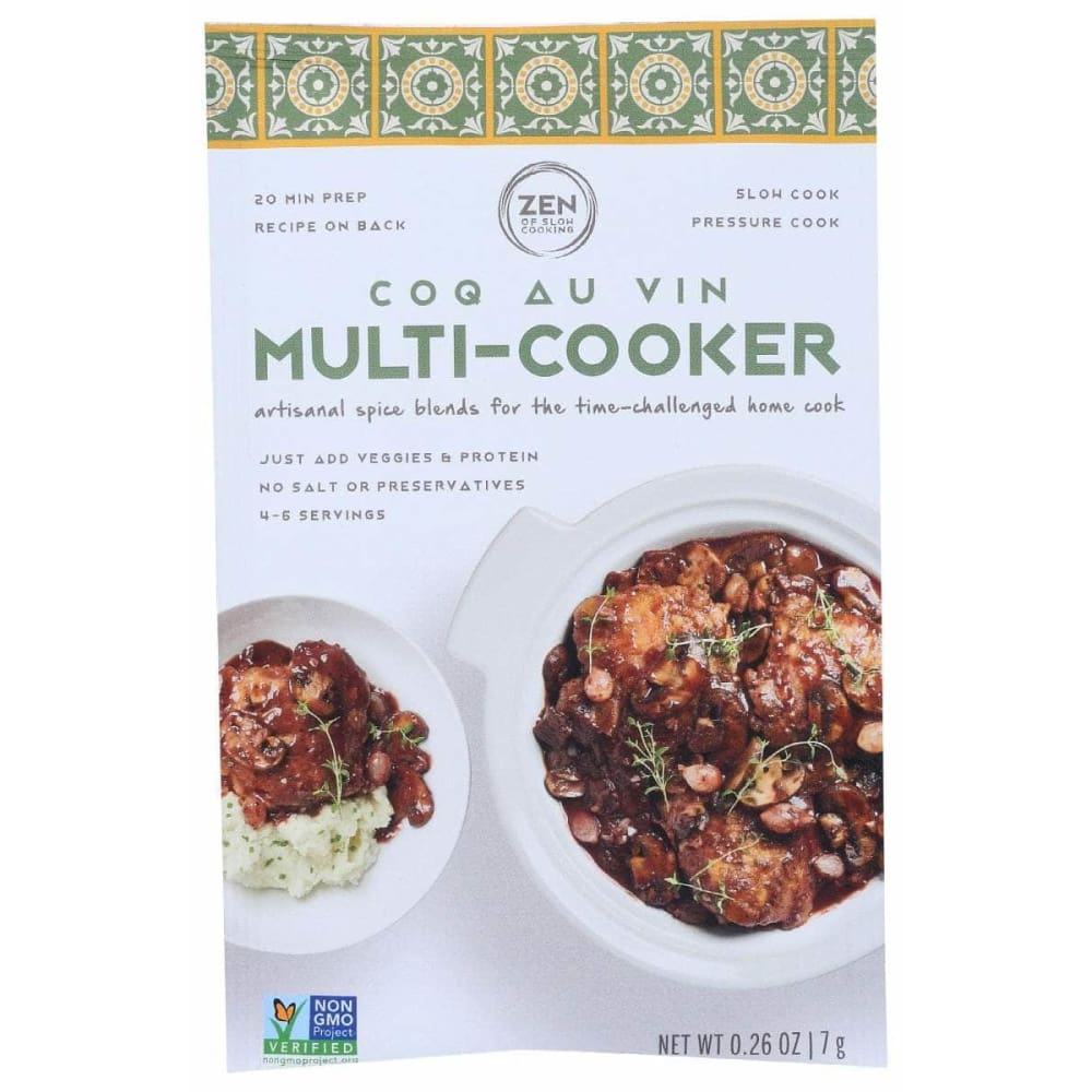 THE ZEN OF SLOW COOKING Grocery > Pantry > Food THE ZEN OF SLOW COOKING: Coq Au Vin Multi Cooker Spice Blends, 0.26 oz