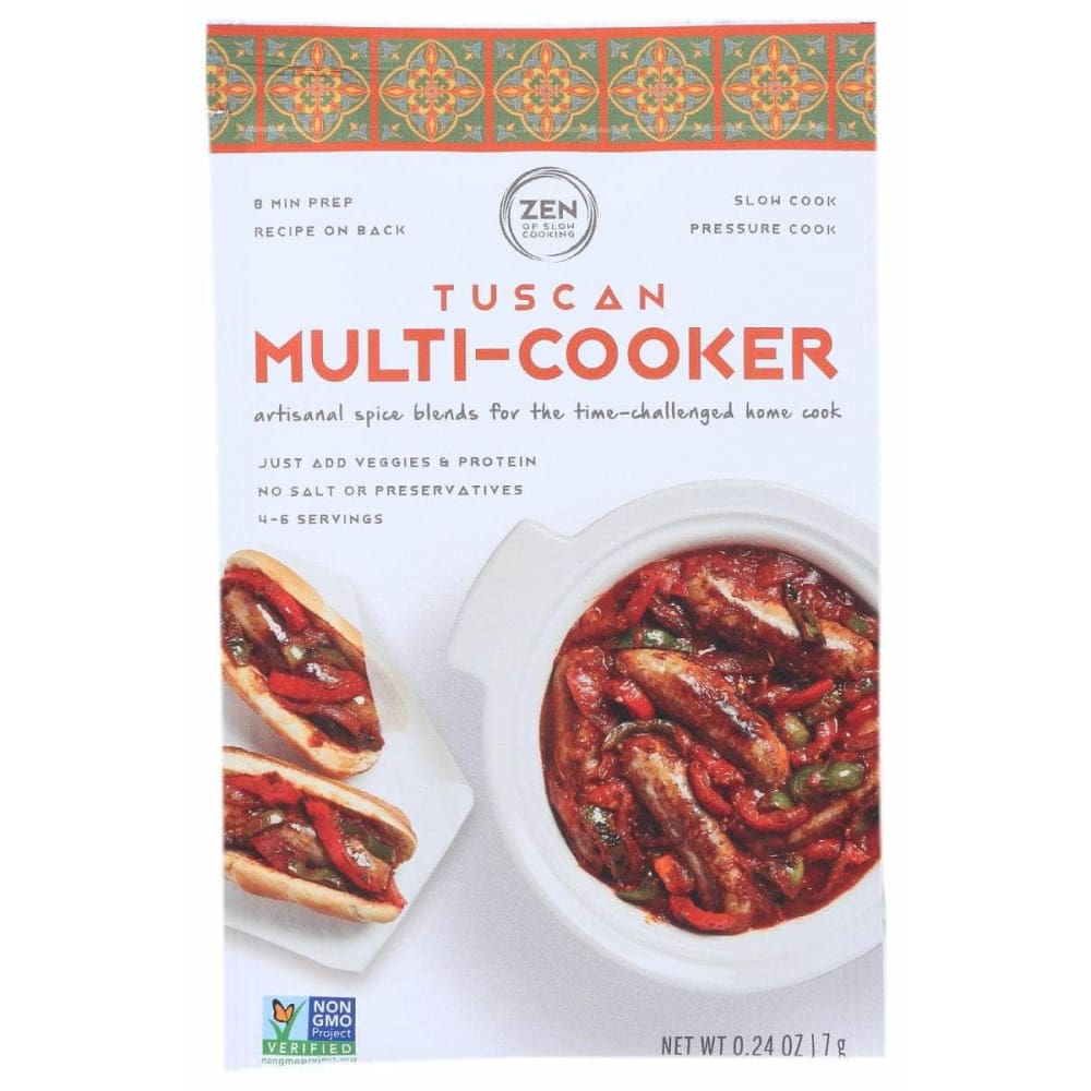 THE ZEN OF SLOW COOKING Grocery > Pantry > Food THE ZEN OF SLOW COOKING: Tuscan Multi Cooker Spice Blends, 0.24 oz