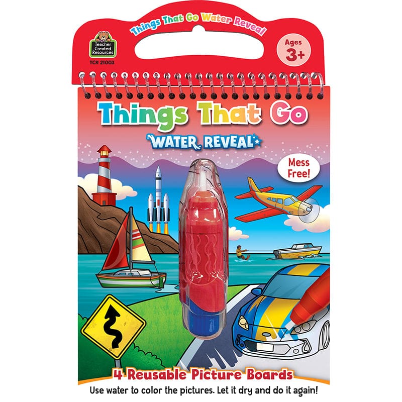 Things That Go Water Reveal (Pack of 10) - Art & Craft Kits - Teacher Created Resources