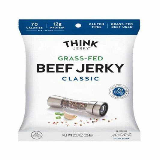 THINK JERKY THINK JERKY Grass Fed Classic Beef Jerky , 2.2 oz