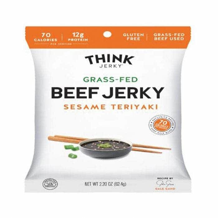 THINK JERKY THINK JERKY Grass Fed Sesame Teriyaki Beef Jerky, 2.2 oz