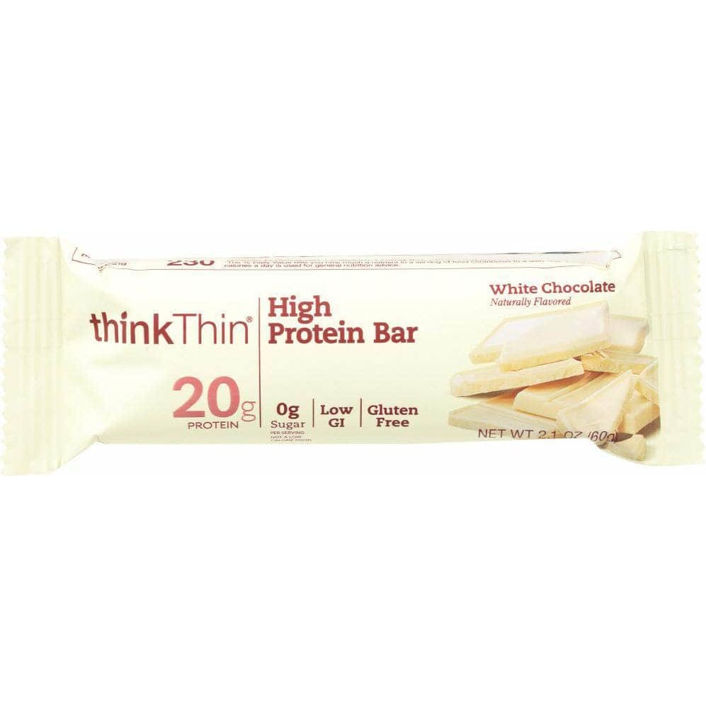 Thinkthin Think Thin White Chocolate High Protein Bar, 2.1 oz