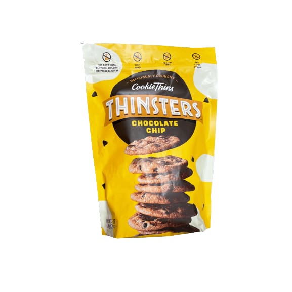 Thinsters Thinsters Cookie Thins Cookies, Chocolate Chip, 12 oz