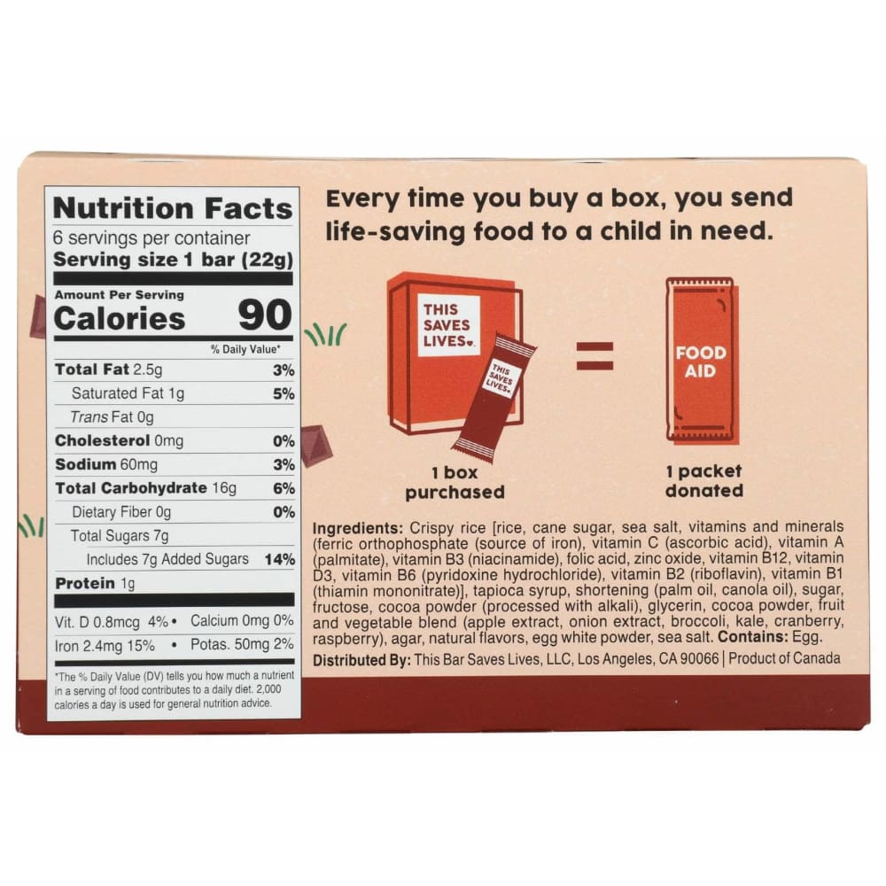 THIS SAVES LIVES This Saves Lives Crocodile Chocolate Crunch, 4.68 Oz