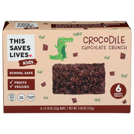 THIS SAVES LIVES This Saves Lives Crocodile Chocolate Crunch, 4.68 Oz