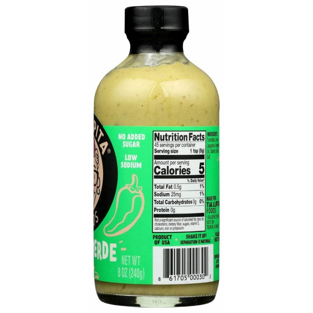 TIA LUPITA FOODS Grocery > Pantry > Dips TIA LUPITA FOODS: Sauce Salsa Verde, 8 oz