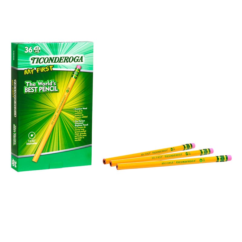 Ticonderoga Pencil 36 Ct with Eraser - Pencils & Accessories - Dixon Ticonderoga Company