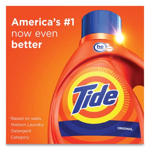 Tide He Laundry Detergent Original Scent Liquid 64 Loads 92 Oz Bottle - Janitorial & Sanitation - Tide®
