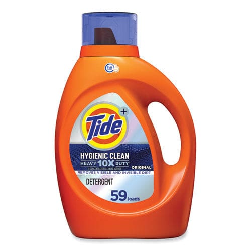 Tide Hygienic Clean Heavy 10x Duty Liquid Laundry Detergent Original 92 Oz Bottle - Janitorial & Sanitation - Tide®
