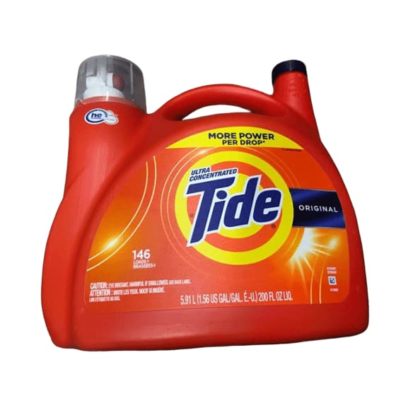 Tide Original Ultra Concentrated Liquid Laundry Detergent, 200 fl. oz. - ShelHealth.Com