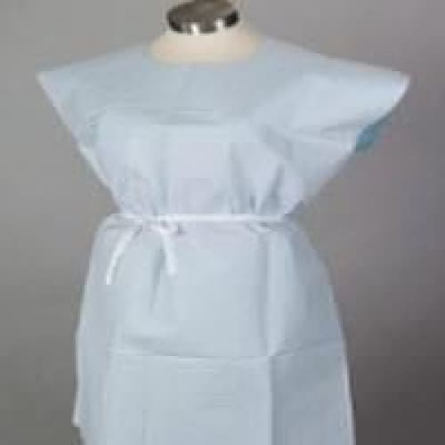 TIDI Products Exam Gown 30In X 21In Blue CASE - Apparel >> Gowns - TIDI Products