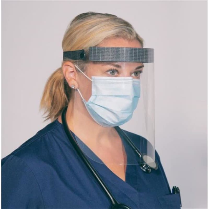 TIDI Products Face Shield Clear With Headband Box of 24 - PPE COVID-19 - TIDI Products