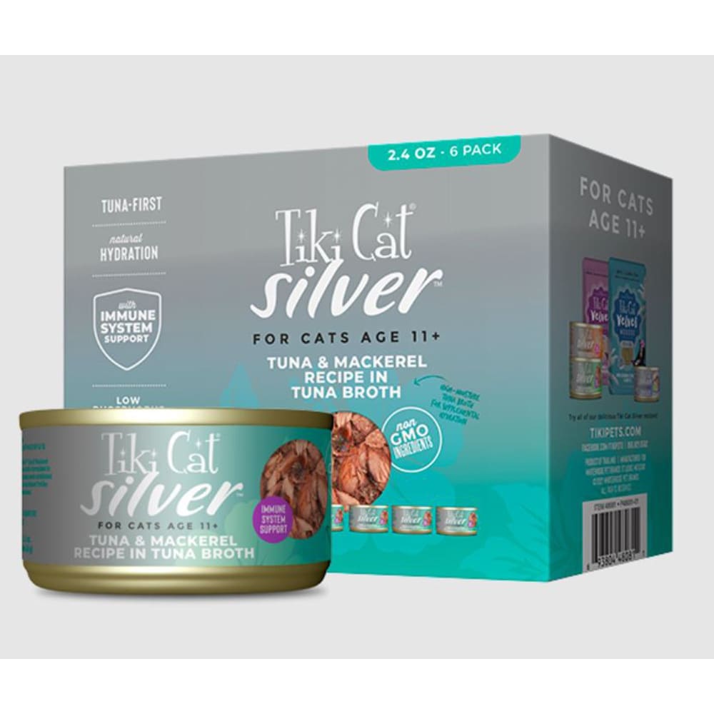 Tiki Pet Cat Silver Tuna Mackerel 14.4Oz - Pet Supplies - TIKI Pets