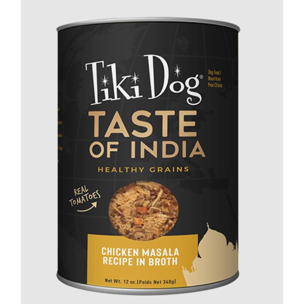 Tiki Pet Dog Gourmet Indian Chicken 12oz (case of 8) - Pet Supplies - TIKI Pets