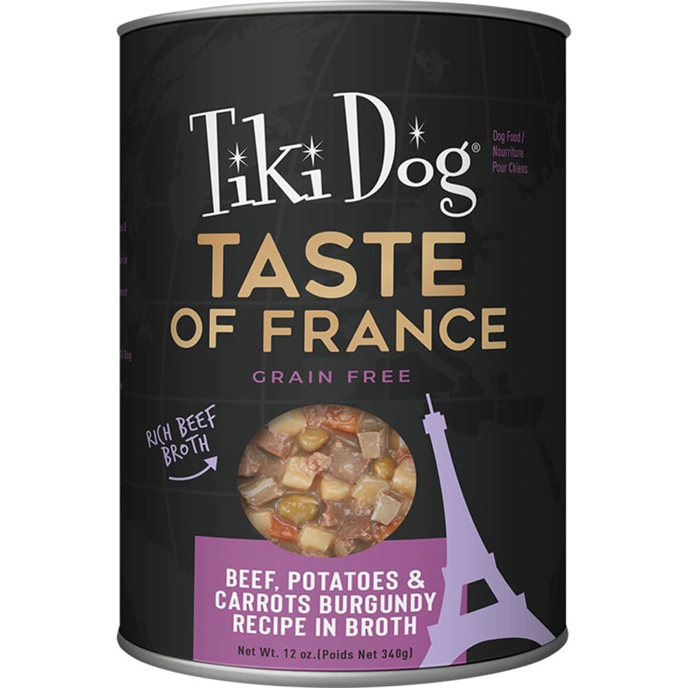 Tiki Pet Dog Taste Of The World France Beef 12Oz (8 case) - Pet Supplies - TIKI Pets