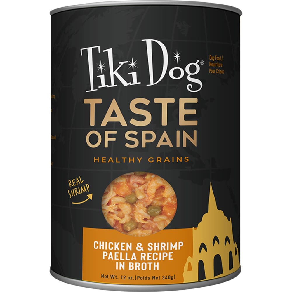 Tiki Pet Dog Taste Of The World Spanish Paella 12Oz (8 case) - Pet Supplies - TIKI Pets