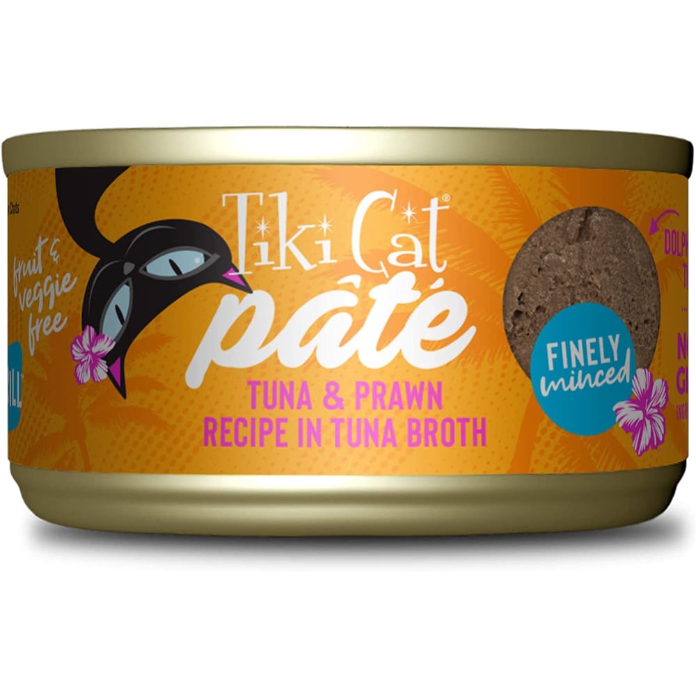 Tiki Pets Cat Grill Tuna and Prawn Pate 2.8oz. (Case Of 12) - Pet Supplies - TIKI Pets