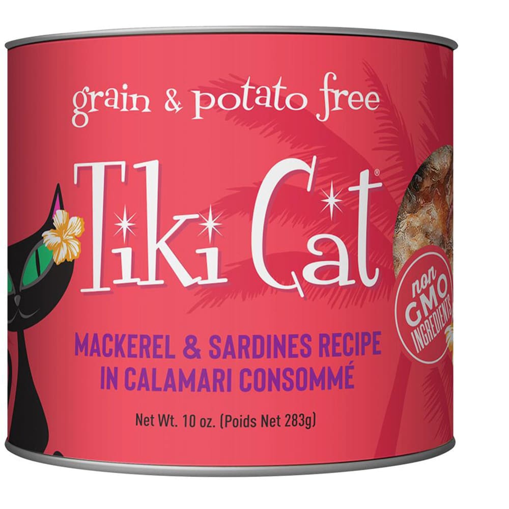 Tiki Pets Cat Makaha Grill Mackerel and Sardines 10oz. (Case Of 4