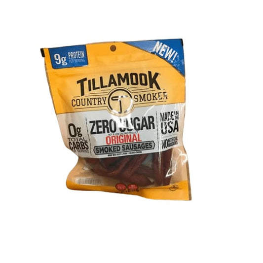Tillamook Country Smoker Zero Sugar Smoked Sausage Sticks, Original, 4 oz - ShelHealth.Com