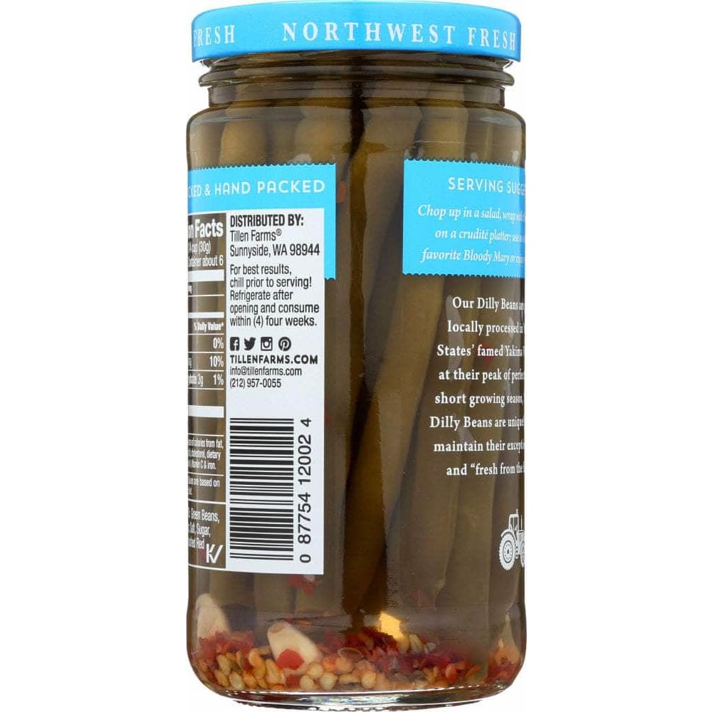 Tillen Farms Tillen Farms Pickled Crispy Beans Hot And Spicy, 12 oz
