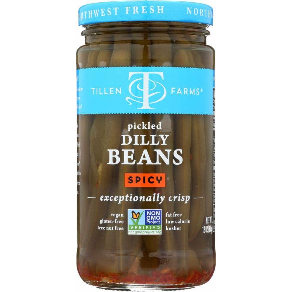 Tillen Farms Tillen Farms Pickled Crispy Beans Hot And Spicy, 12 oz