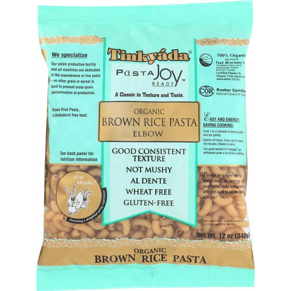 Tinkyada Tinkyada Organic Brown Rice Pasta Elbow, 12 oz