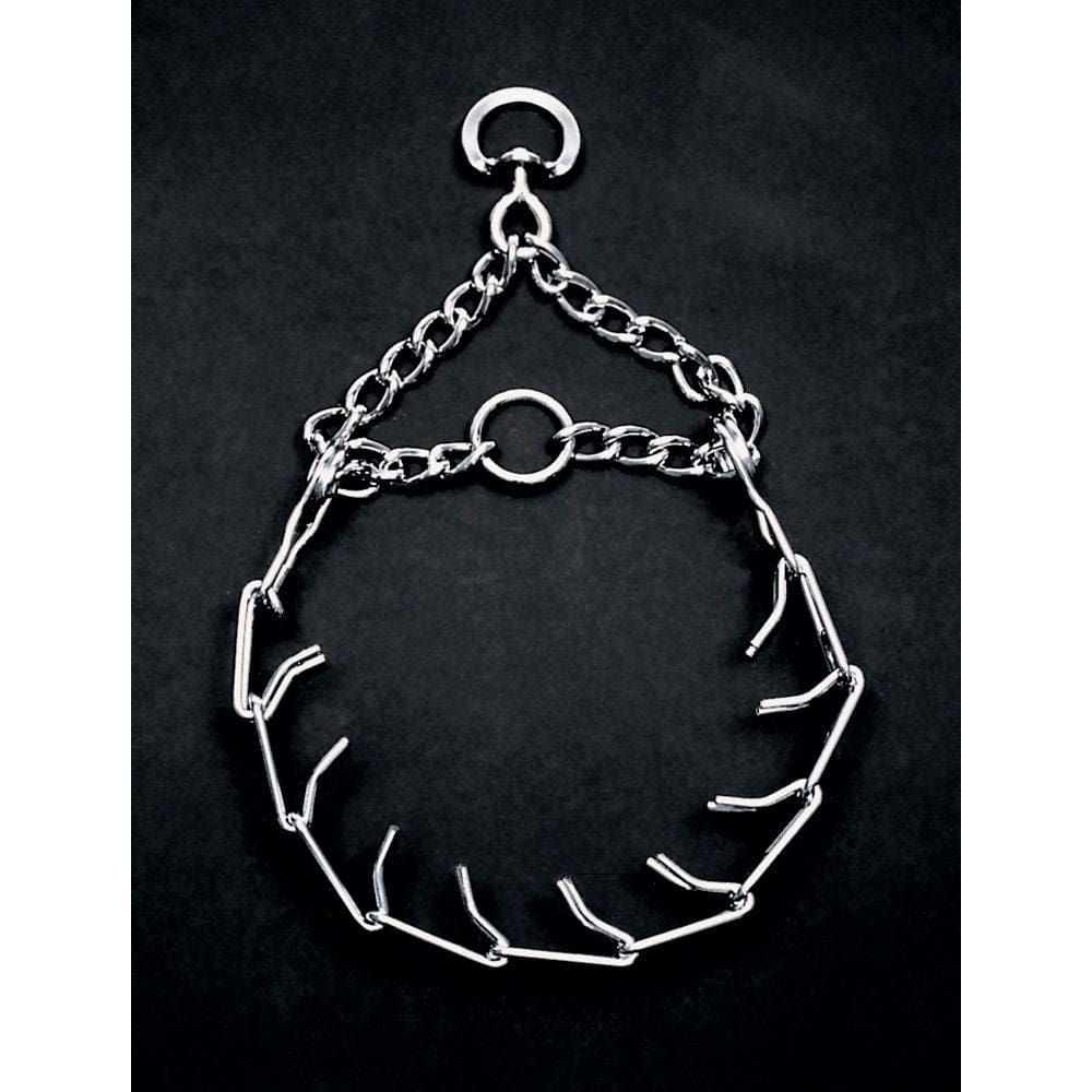 Titan Prong Training Dog Collar Nickel Chrome 3.3 mm x 20 in - Pet Supplies - Titan Chain