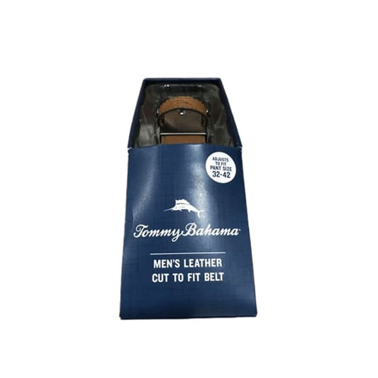 Tommy Bahama Men's Cut To Fit Leather Belt, Size 32-42-ShelHealth.Com