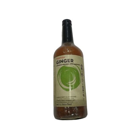 TonTon Award Winning Ginger Japanese Dressing and Marinade (33.8 fl oz) - ShelHealth.Com