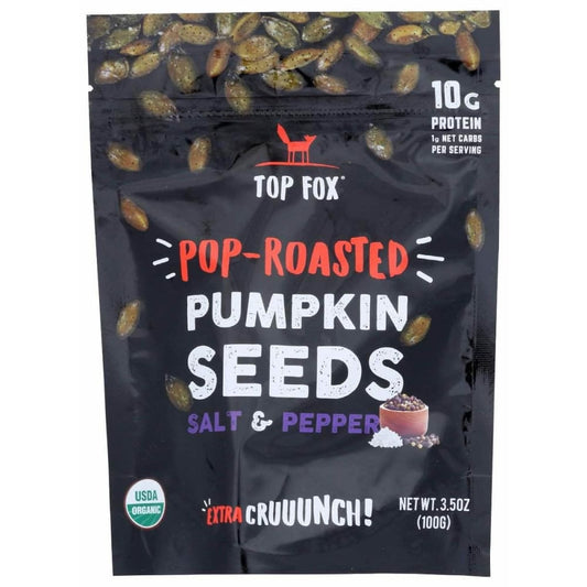 TOP FOX Top Fox Seeds Pmpkn Rstd Slt Pppr, 3.5 Oz