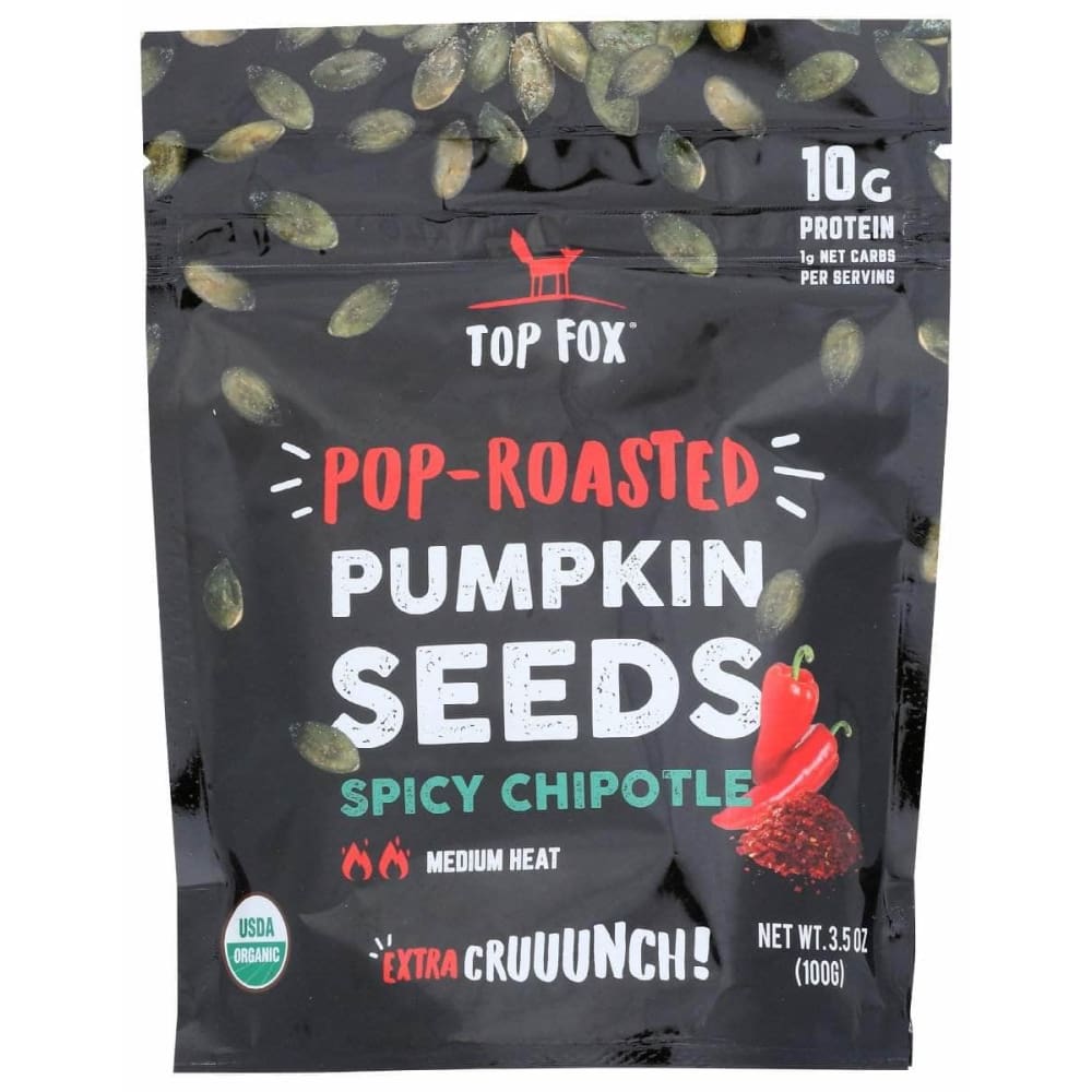 TOP FOX Top Fox Seeds Pmpkn Rstd Spcy Chp, 3.5 Oz