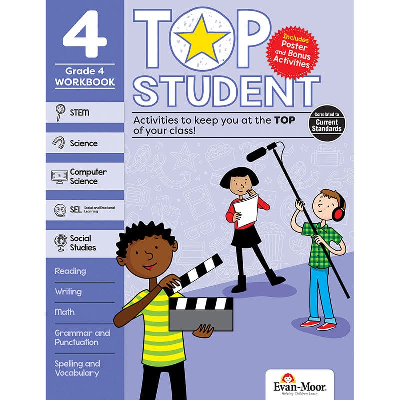 Top Student Grade 4 (Pack of 2) - Activity Books - Evan-moor