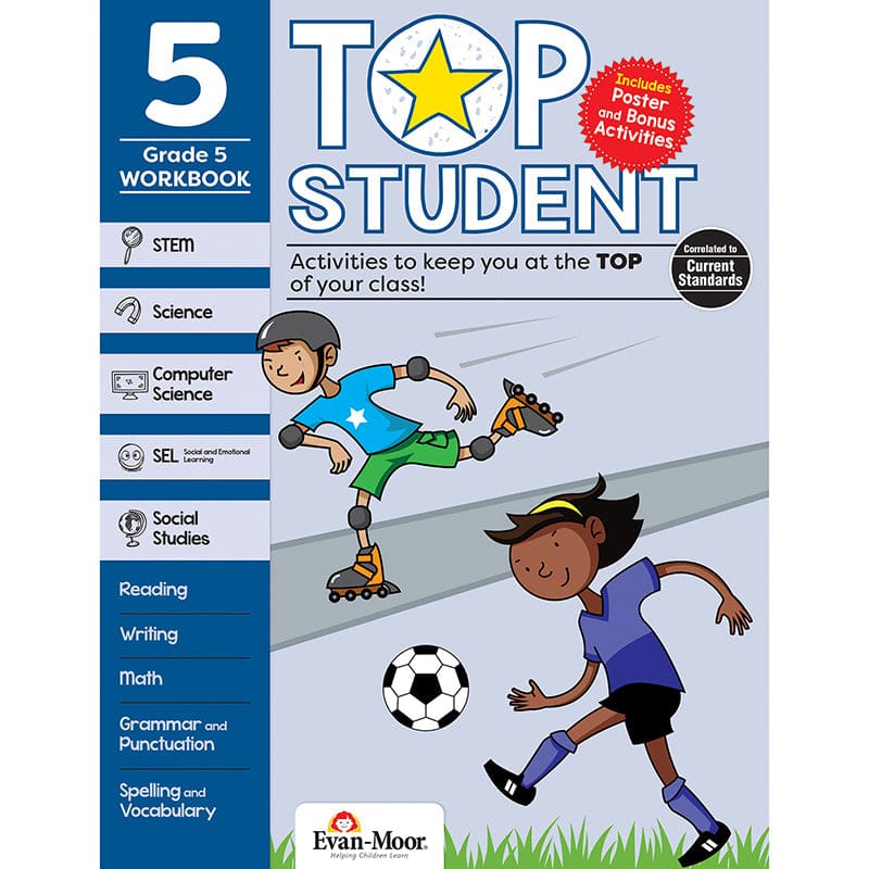 Top Student Grade 5 (Pack of 2) - Activity Books - Evan-moor