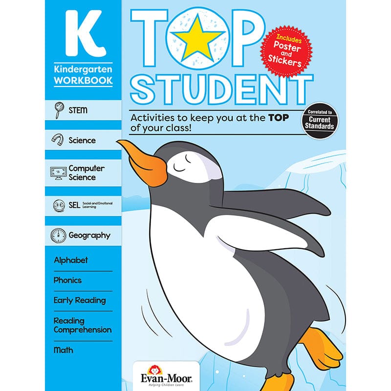 Top Student Grade K (Pack of 2) - Activity Books - Evan-moor