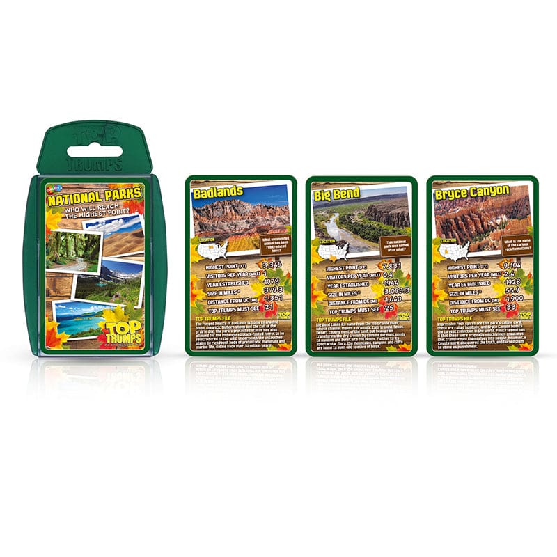 Top Trumps National Parks (Pack of 6) - Activities - Top Trumps Usa Inc