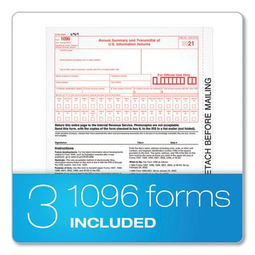 TOPS 1099-div Tax Forms For Inkjet/laser Printers Fiscal Year: 2022 Five-part Carbonless 8 X 5.5 2 Forms/sheet 24 Forms Total - Office -