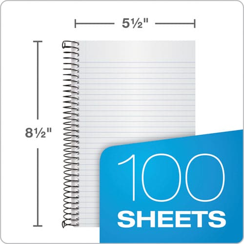 TOPS Color Notebooks 1 Subject Narrow Rule Graphite Cover 8.5 X 5.5 100 White Sheets - School Supplies - TOPS™